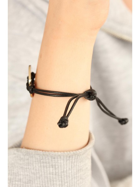 COOL (Havalı) Siyah Deri İpli Unisex Mood Bileklik COOL (Havalı) Siyah Deri İpli Unisex Mood Bileklik